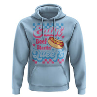 Hotdog Eatin Beef Blastin Queefs Inappropriate Hoodie Retro Groovy Hotdog Meme Funny Cringe Offensive Humor