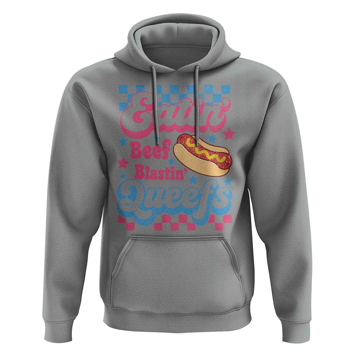 Hotdog Eatin Beef Blastin Queefs Inappropriate Hoodie Retro Groovy Hotdog Meme Funny Cringe Offensive Humor