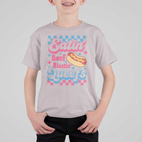 Hotdog Eatin Beef Blastin Queefs Inappropriate T Shirt For Kid Retro Groovy Hotdog Meme Funny Cringe Offensive Humor