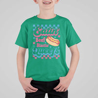 Hotdog Eatin Beef Blastin Queefs Inappropriate T Shirt For Kid Retro Groovy Hotdog Meme Funny Cringe Offensive Humor