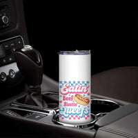 Hotdog Eatin Beef Blastin Queefs Inappropriate Skinny Tumbler Retro Groovy Hotdog Meme Funny Cringe Offensive Humor