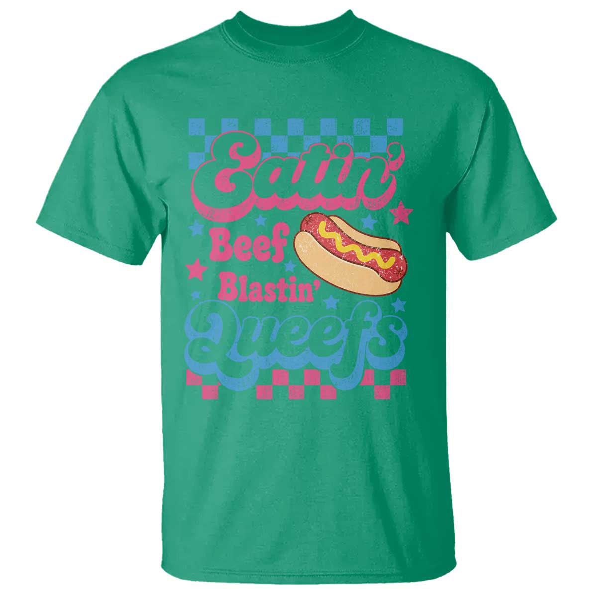 Hotdog Eatin Beef Blastin Queefs Inappropriate T Shirt Retro Groovy Hotdog Meme Funny Cringe Offensive Humor