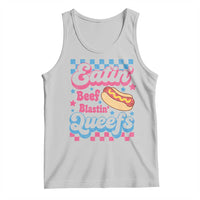 Hotdog Eatin Beef Blastin Queefs Inappropriate Tank Top Retro Groovy Hotdog Meme Funny Cringe Offensive Humor
