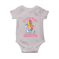 Hotdog Eatin Beef Blastin Queefs Inappropriate Baby Onesie Funny Cringe Offensive Humor