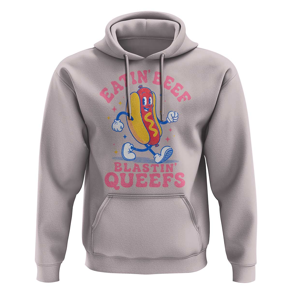 Hotdog Eatin Beef Blastin Queefs Inappropriate Hoodie Funny Cringe Offensive Humor