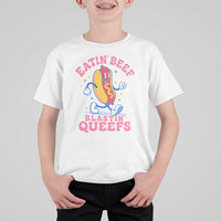 Hotdog Eatin Beef Blastin Queefs Inappropriate T Shirt For Kid Funny Cringe Offensive Humor