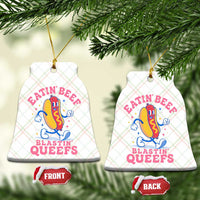 Hotdog Eatin Beef Blastin Queefs Inappropriate Ceramic Ornament Funny Cringe Offensive Humor