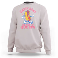 Hotdog Eatin Beef Blastin Queefs Inappropriate Sweatshirt Funny Cringe Offensive Humor