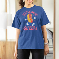 Hotdog Eatin Beef Blastin Queefs Inappropriate T Shirt For Women Funny Cringe Offensive Humor