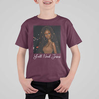 Need-Jesus Sarcastic Afro Doll Meme Funny Saying Christian T Shirt For Kid Black Girl African Pride