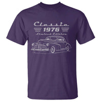 50th Birthday T Shirt Vintage Retro Car Classic 1976 50 Year Old Gift