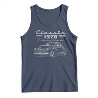 50th Birthday Tank Top Vintage Retro Car Classic 1976 50 Year Old Gift