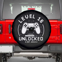 Level 16 Unlocked Video Gamer 16th Birthday Gift Spare Tire Cover Vintage 2010 16 Year Old Gift