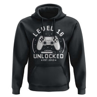 Level 16 Unlocked Video Gamer 16th Birthday Gift Hoodie Vintage 2010 16 Year Old Gift