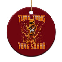 Tung Tung Tung Sahur is Calling Scuba Dance Meme Ceramic Ornament Italian Brainrot
