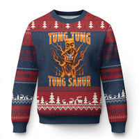 Tung Tung Tung Sahur is Calling Scuba Dance Meme Ugly Christmas Sweater Italian Brainrot