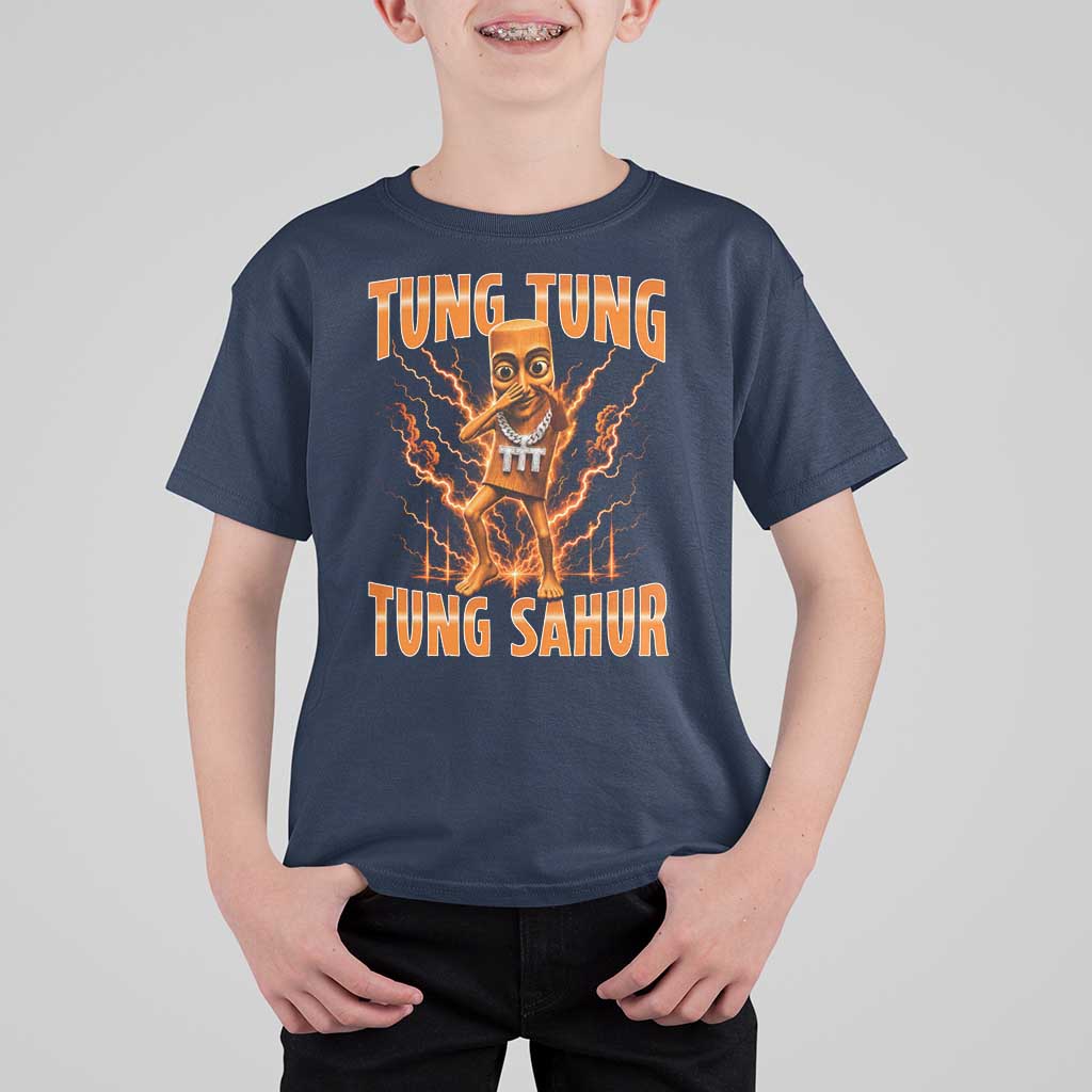 Tung Tung Tung Sahur is Calling Scuba Dance Meme T Shirt For Kid Italian Brainrot
