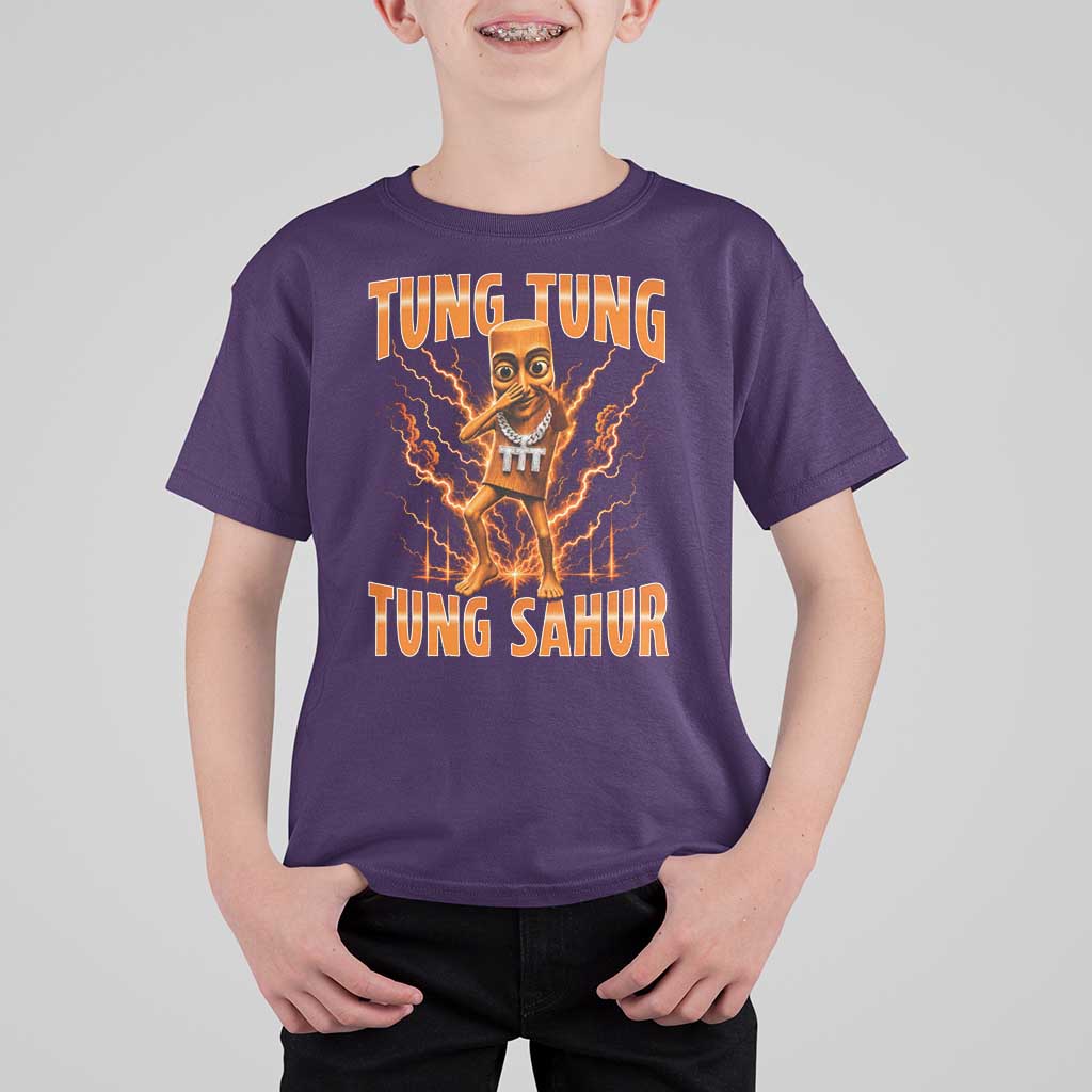 Tung Tung Tung Sahur is Calling Scuba Dance Meme T Shirt For Kid Italian Brainrot