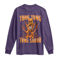 Tung Tung Tung Sahur is Calling Scuba Dance Meme Long Sleeve Shirt Italian Brainrot