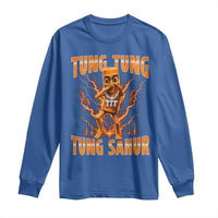 Tung Tung Tung Sahur is Calling Scuba Dance Meme Long Sleeve Shirt Italian Brainrot