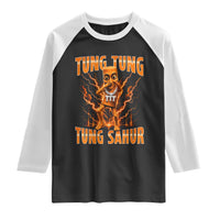 Tung Tung Tung Sahur is Calling Scuba Dance Meme Raglan Shirt Italian Brainrot