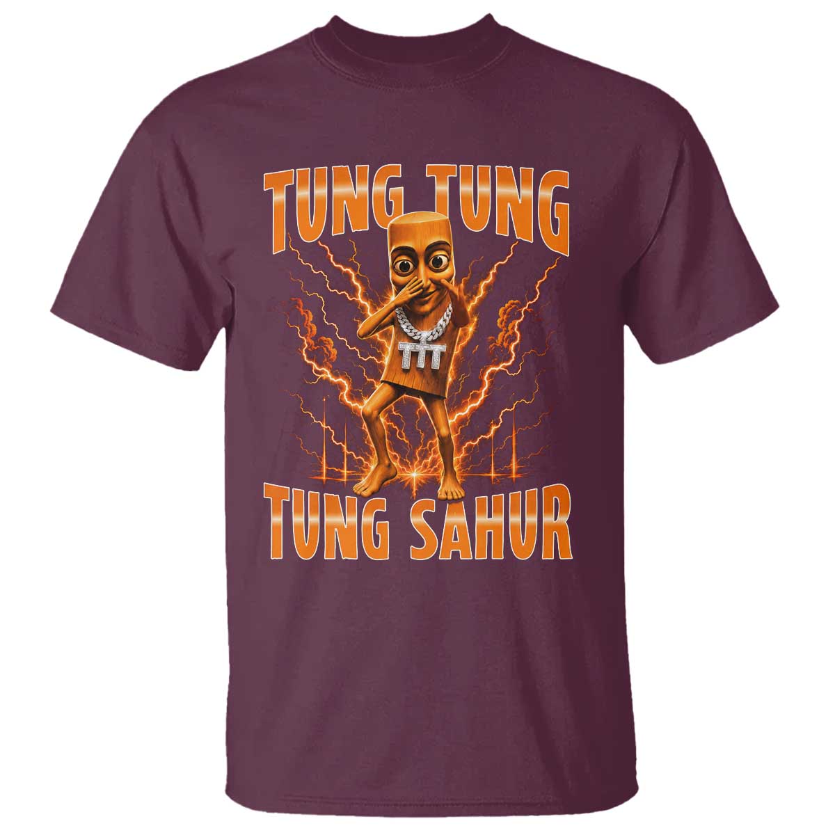 Tung Tung Tung Sahur is Calling Scuba Dance Meme T Shirt Italian Brainrot