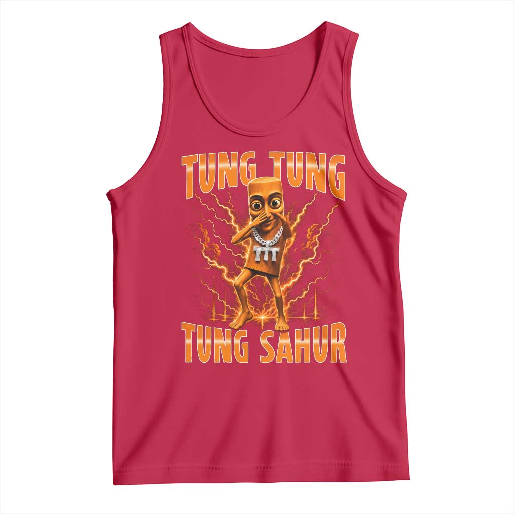 Tung Tung Tung Sahur is Calling Scuba Dance Meme Tank Top Italian Brainrot