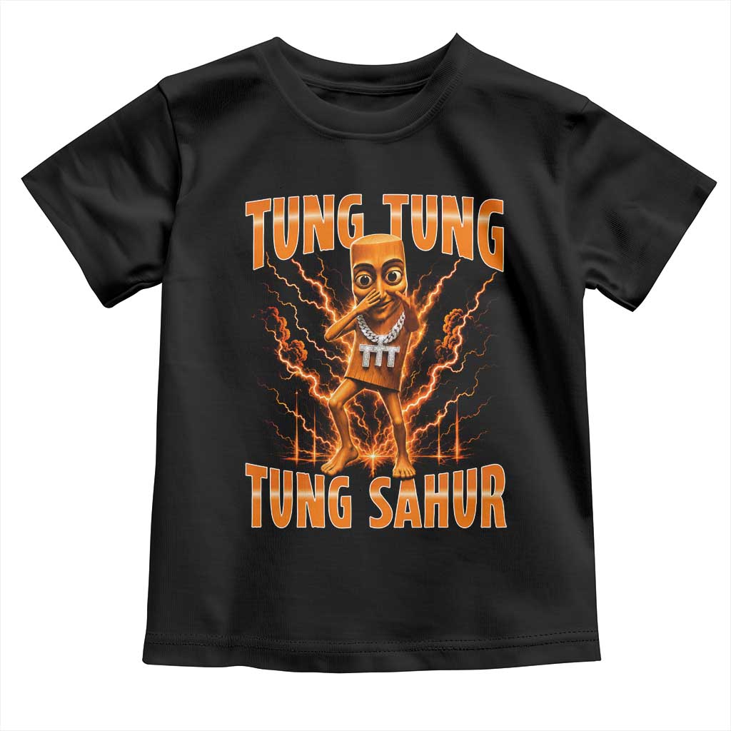 Tung Tung Tung Sahur is Calling Scuba Dance Meme Toddler T Shirt Italian Brainrot