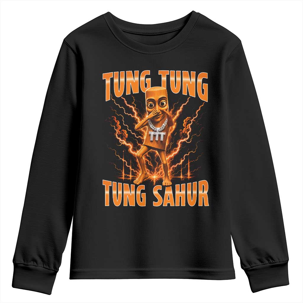 Tung Tung Tung Sahur is Calling Scuba Dance Meme Youth Sweatshirt Italian Brainrot