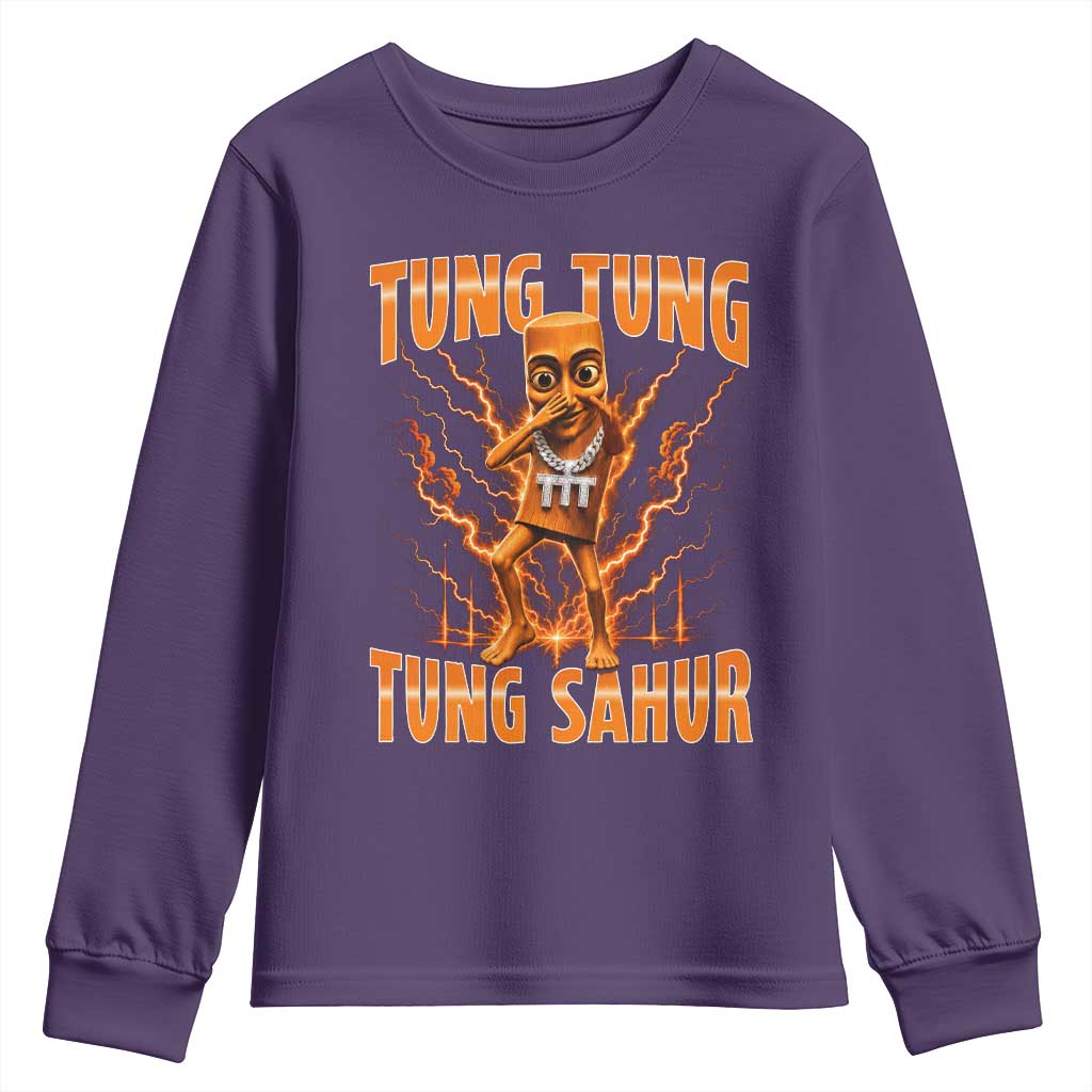 Tung Tung Tung Sahur is Calling Scuba Dance Meme Youth Sweatshirt Italian Brainrot