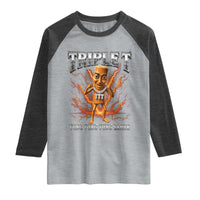 Triple T Tung Tung Tung Sahur Brainrot Meme Raglan Shirt
