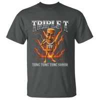 Triple T Tung Tung Tung Sahur Brainrot Meme T Shirt