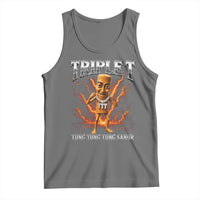 Triple T Tung Tung Tung Sahur Brainrot Meme Tank Top