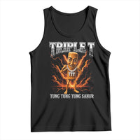Triple T Tung Tung Tung Sahur Brainrot Meme Tank Top