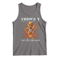 Triple T Tung Tung Tung Sahur Brainrot Meme Tank Top