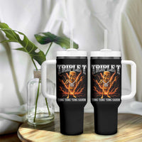 Triple T Tung Tung Tung Sahur Brainrot Meme Tumbler With Handle