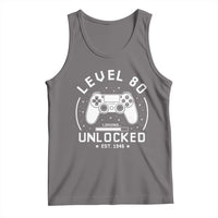 Level 80 Unlocked Video Gamer 80th Birthday Gift Tank Top Vintage 1946 80 Year Old Gift