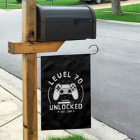 Level 70 Unlocked Video Gamer 70th Birthday Gift Garden Flag Vintage 1956 70 Year Old Gift