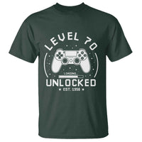 Level 70 Unlocked Video Gamer 70th Birthday Gift T Shirt Vintage 1956 70 Year Old Gift