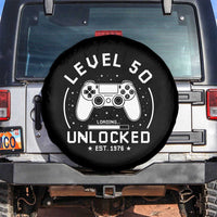 Level 50 Unlocked Video Gamer 50th Birthday Gift Spare Tire Cover Vintage 1976 50 Year Old Gift