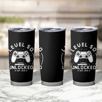 Level 50 Unlocked Video Gamer 50th Birthday Gift Tumbler Cup Vintage 1976 50 Year Old Gift