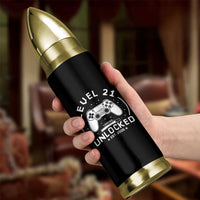 Level 21 Unlocked Video Gamer 21st  Birthday Gift Bullet Tumbler Vintage 2005 21 Year Old Gift