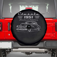 75th Birthday Spare Tire Cover Vintage Retro Car Classic 1951 75 Year Old Gift