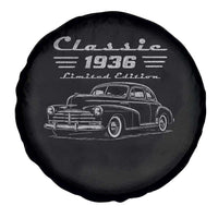 90th Birthday Spare Tire Cover Vintage Retro Car Classic 1936 90 Year Old Gift