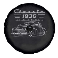90th Birthday Spare Tire Cover Vintage Retro Car Classic 1936 90 Year Old Gift