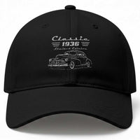 90th Birthday Baseball Cap Vintage Retro Car Classic 1936 90 Year Old Gift