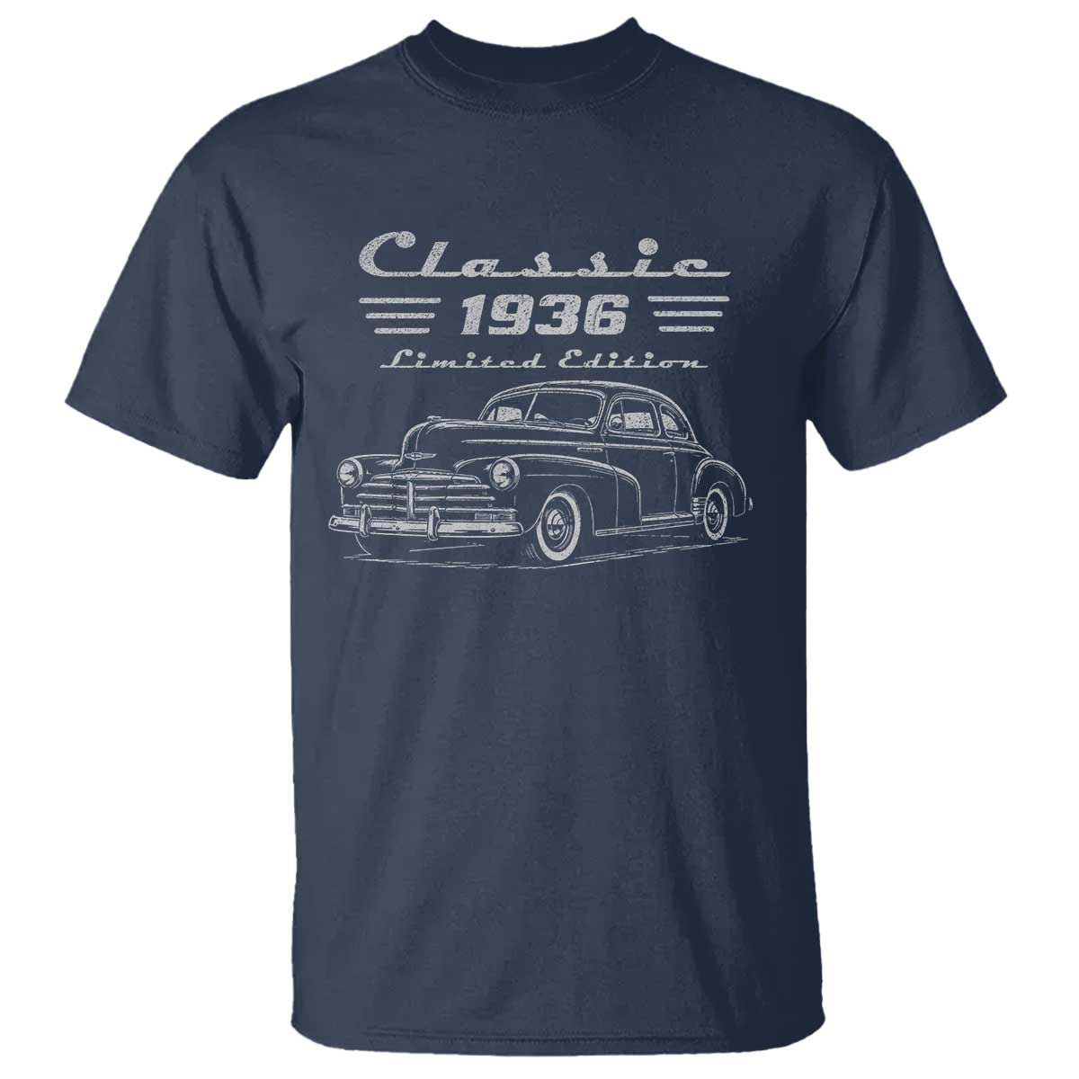 90th Birthday T Shirt Vintage Retro Car Classic 1936 90 Year Old Gift
