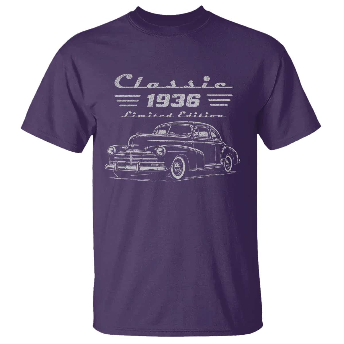 90th Birthday T Shirt Vintage Retro Car Classic 1936 90 Year Old Gift