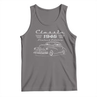 80th Birthday Tank Top Vintage Retro Car Classic 1946 80 Year Old Gift