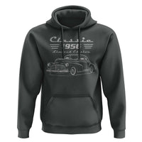 70th Birthday Hoodie Vintage Retro Car Classic 1956 70 Year Old Gift